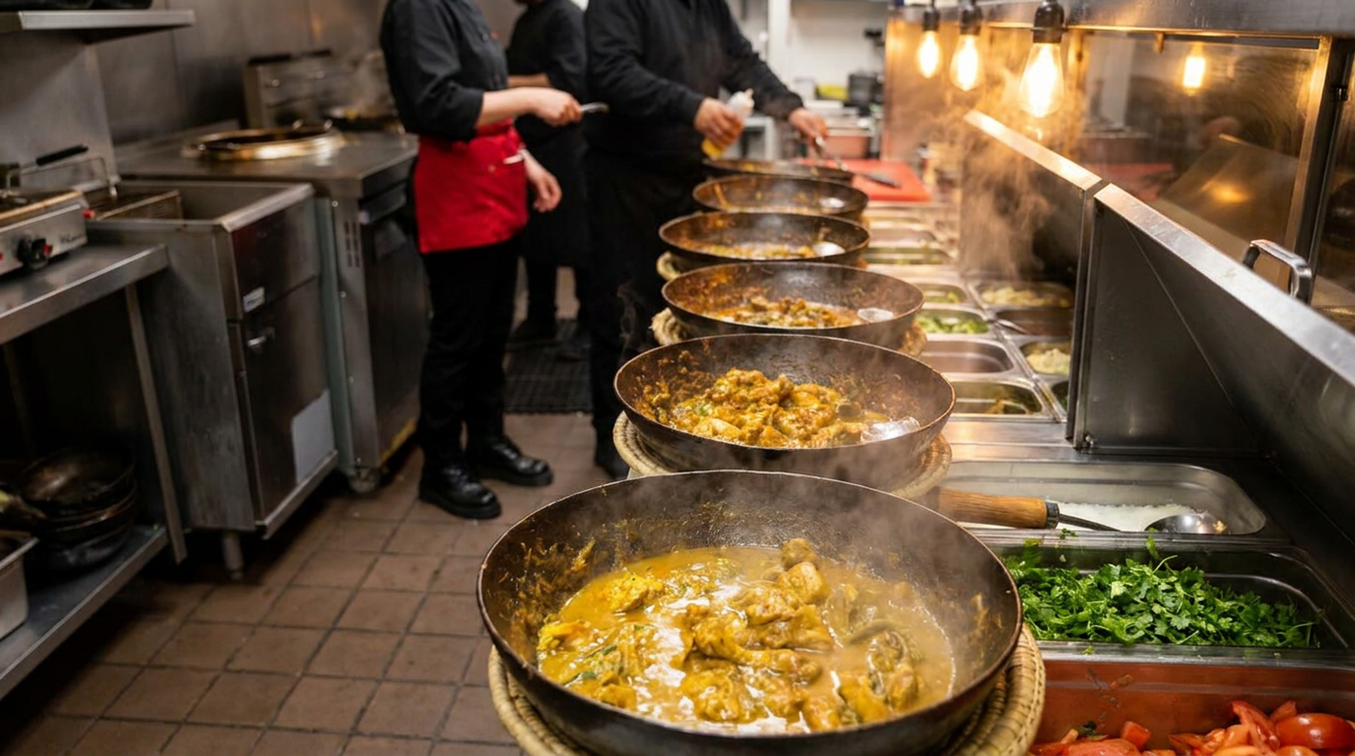 Where it started — his mother's kitchen